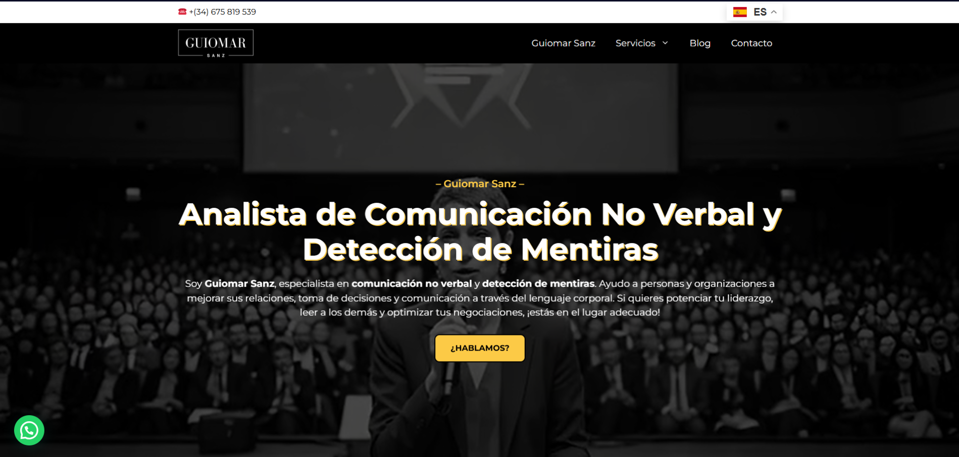 Diseño web Guiomar Sanz en Álava — proyecto Webzalia